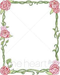 Renaissance Style Roses And Vines Wedding Flower Borders Flower Border Ivy Rose Rose