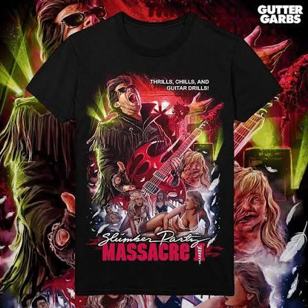 Our brand new Slumber Party Massacre II: Slumber Party Weekend design is  AVAILABLE NOW on short sleeve tee. Open pre-order thru Sunday. Guarantee  your size today! Shop at GUTTERGARBS.COM. Direct link in