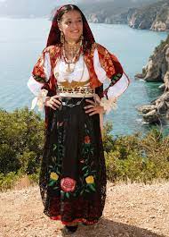 Learn about italian clothing with free interactive flashcards. Dorgali Traditional Folk Costume From Sardegna Italy Italian Outfits Traditional Outfits Traditional Dresses
