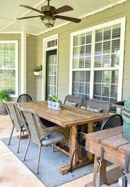 6ft x 3ft rustic farmhouse dining table $250 pic hide this posting restore restore this posting. Diy Farmhouse Outdoor Patio Table Made With 2 4 S For Less Than 60 The Frugal Homemaker