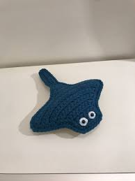 Manta Ray Mini Manta Ray Stuffed Animal Crochet Manta Ray Etsy Animal Pillows Handmade Crochet Manta