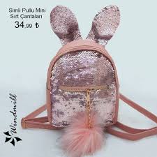 Simli Pullu Mini Sirt Cantalari Canta Kemer Cuzdan