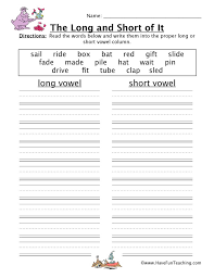 Well, i have some questions for you. Long Short Vowels Sorting Worksheet Have Fun Teaching