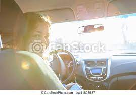You're no longer mindful of the ache. Looking Back Inside Of Car Woman With Sun Rays Looking Back And Sitting Inside Of Car Woman With Sun Rays In Window Canstock