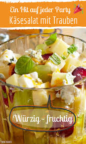 Kasesalat Mit Trauben Toll Fur Brunch Buffet Rezept Essen Rezepte Einfach Kase Salat Rezepte