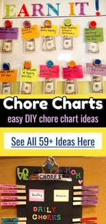 97 Best Chore Charts Kids Diy Ideas Images In 2019