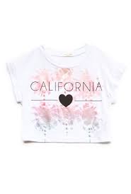Crop Top Cute Birthday Outfits For 12 Year Olds California Love Graphic Tee Kids Crop Tops For Kids Kids Graphic Tees Belly Shirts