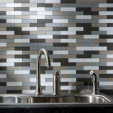 Looking for the best menards wallpaper? Aspect 12 5 X 4 Peel Stick Glass Matted Subway Glass Backsplash Tiles 3 Pk At Menards