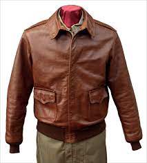 Good Wear Leather Rough Wear 42 1401 P Type A 2 Jacket Front View Jackets Leather Flight Jacket Brown Leather Jacket