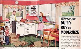 More images for kitchenaid 1950s » 1953 Youngstown Kitchen Youngstown Kitchen Vintage House Vintage House Plans