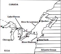 Saint lawrence river st lawrence canada wallpaper hd hd wallpaper wallpapers alexandria bay teacher photo number bonds science topics. The Map Below Shows The Great Lakes And St Lawrence Seaway Use It To Answer Question I And Ii I Name The Canals Marked J And K