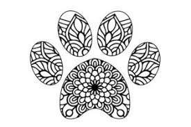 Download Cat Paw Print Mandala Svg Cut File By Creative Fabrica Crafts Creative Fabrica Yellowimages Mockups