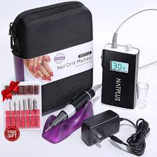 NATPLUS Electric Nail Drill Machine Professional 30000RPM Upgrade with  Screen and Tool Bag Portable Wireless E-file Kit 332 Rechargeable Nail  File Manicure Set for Gel Nail 110-220V : Amazon.com.au: Beauty