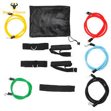 Custom Logo Fitness Exercise Tube 11 Pcs Set Latex