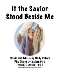 if the savior stood beside me flip chart by