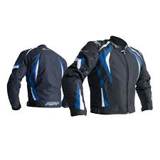 Rst R 18 Motorcycle Textile Jacket Blue Black Ce Approved