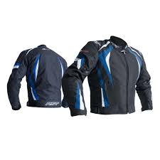 rst r 18 motorcycle textile jacket blue black ce approved