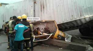 Image result for Container crushes father, two sons returning from Redeemed camp