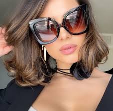 Sunglasses "JACKIE" Large Oversized XL Square Lady Women Retro Vintage SHADZ