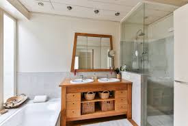 Bathroom vanities bathroom tile bathroom storage bathtubs bathroom sinks showers bathroom workbook powder rooms bathroom makeovers but a good mirror is an essential component to many rooms, especially your bathroom. Sizing The Mirror Above Your Bathroom Vanity Dengarden