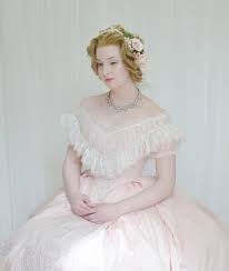 Throughout the 1860s the shape changed from bell to an elliptical shaped, ending the decade with a conical skirt with more fullness towards the back. Making A Pink Sateen Ball Gown 1860 S Inspired Part Four Angela Clayton S Costumery Creations