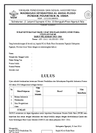 Text of contoh ijazah dan raport. Format Ijazah Sementara