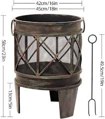 14.09.2019 · our top rust proof fire pit selections. Amagabeli Outdoor Fire Pit 23inch Portable Fire Bowl With Spark Screen And Poker Extra Large Deep Rustproof Fire Brazier Wood Burning Fire Basket Garden Heater Fireplace Patio For Backyard Camping Bbq Fire