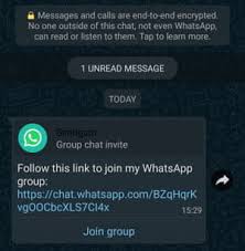 Tempelkan tautan ke grup2 / orang2 yang mau anda undang. 4 Sjfu22ib Orm