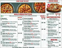 Pizza place in indore, india. Pizza Hut Menu Menu For Pizza Hut Krishna Nagar New Delhi