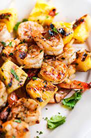 Spicy Garlic Lime Shrimp Pineapple Skewers Aberdeen S Kitchen Recipe Pineapple Skewer Lime Shrimp Pork Rib Recipes