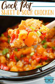 Crock Pot Sweet Sour Chicken Recipe Sweet Sour Chicken Sweet And Sour Recipes Sweet N Sour Chicken