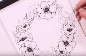 Here presented 43+ floral wreath drawing images for free to download, print or share. How To Draw A Floral Wreath Step By Step Tutorial The Happy Ever Crafter