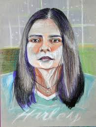 Drawing Miranda Parks 9-6-19 — The Pretentious Cleveland Portrait Artists.