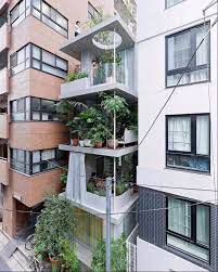 Japanese Architect Ryue Nishizawa Designed The Five Storey House Garden Residence With Gardens On Tokyo Architecture Green Architecture Garden Architecture