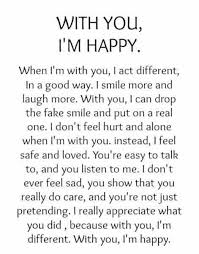 I Could Never Be Happier Baby You Make Me Laugh And Smile All The Time Love Yourself Quotes Love Quotes For Her Soulmate Love Quotes
