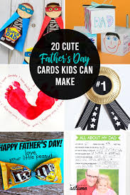 Printable cards are easy, fun, and convenient — simply choose a funny, sentimental or traditional greeting, personalize with your own message and even choose to add fun art elements. 20 Adorable Father S Day Card Ideas For Kids To Make It S Always Autumn
