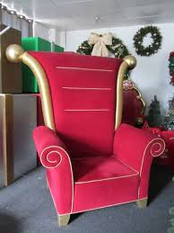 Santa Chairs Frost Holiday Props Christmas Chair Christmas Settings Diy Santa