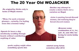 The incel community in 2018 bears little resemblance to alana's site. 20 Year Old Wojacker Coomer Know Your Meme