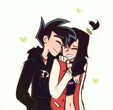 He was just fou r had to draw some danny for spooky season #dannyphantom #digitalart. Anime 1276407 Danny And Sam Anime Girl And Cartoon Network On Favim Com