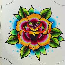 Traditional Flower Tattoo Flash 11167753323 925e9b8d44 Jpg Traditional Tattoo Flowers Traditional Rose Tattoos Traditional Tattoo