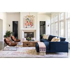 Emmett Leather Sling Chair Dakota Tobacco In 2020 Living Room Grey Livingroom Layout Farm House Living Room