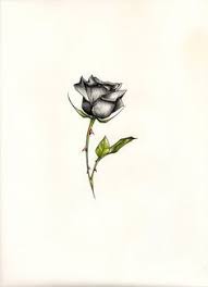 A black rose is also a symbol of sadness and a red rose tattoo is a symbol of happiness. Tiny Black And White Rose Tattoo Google Search Small Rose Tattoo White Rose Tattoos Black Rose Tattoos