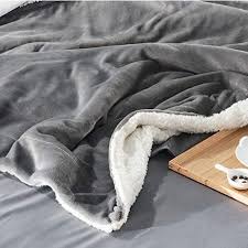 51x63 (blue) 4.7 out of 5 stars 445. Bedsure Sherpa Fleece Blanket Throw Size Grey Plush Throw Blanket Fuzzy Soft Blanket Microfiber Soft Blankets Plush Throw Blankets Throw Blanket