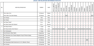 Ministry of foreign affairs, malaysia. Malaysia Public Holidays 2019 Calendar Kalendar Cuti Umum Hari Kelepasan Am Malaysia Students