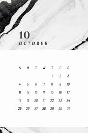 Download Premium Vector Of Black October Calendar 2020 Vector 1232429 October Calendar Calendar Wallpaper August Calendar
