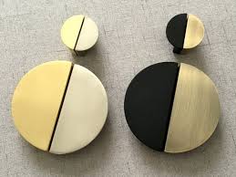 Black And Gold Cabinet Pulls 1 25 2 5 C C Drawer Pulls Handles Dresser Handle Etsy In 2020 Drawer Pulls Drawer Pull Handles Dresser Handles