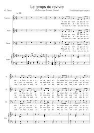 We did not find results for: Le Temps De Revivre Sheet Music For Piano Soprano Alto Bass Choral Musescore Com