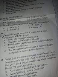 Apa itu asean dan apa peran indonesia di dalamnya? Peran Indonesia Di Bidang Politik Dalam Organisasi Asean Kecuali Brainly Co Id