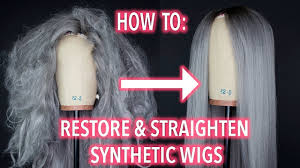 How to get straight hair for up to 48 hours. How To Restore And Straighten A Synthetic Wig Youtube