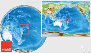 Physical Location Map Of Samoa Highlighted Continent Within The Entire Continent